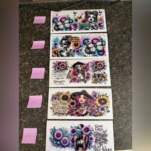 CUSTOM - See decals! 16oz Glass Cup with Bamboo Lid, Straw & Straw Cleaner